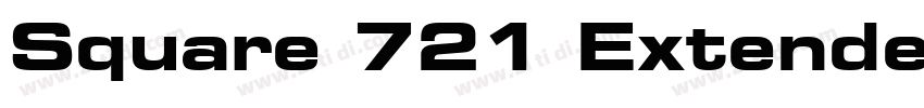 Square 721 Extended字体转换
